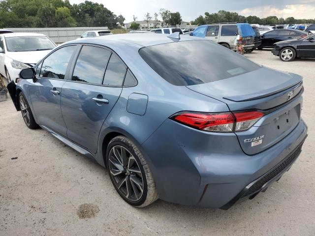 5YFS4MCE7MP062521 - 2021 TOYOTA COROLLA SE GRAY photo 3