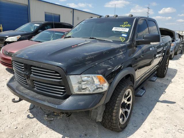 1C6RR7LM5FS752558 - 2015 RAM 1500 SLT BLACK photo 2