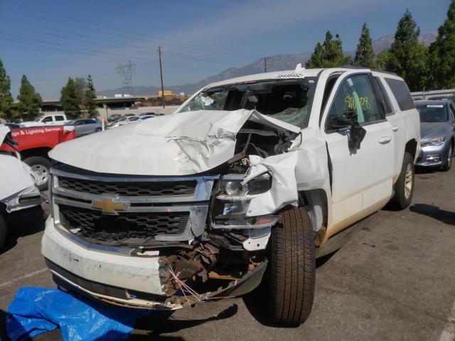 1GNSKHKC9JR130825 - 2018 CHEVROLET SUBURBAN K WHITE photo 2