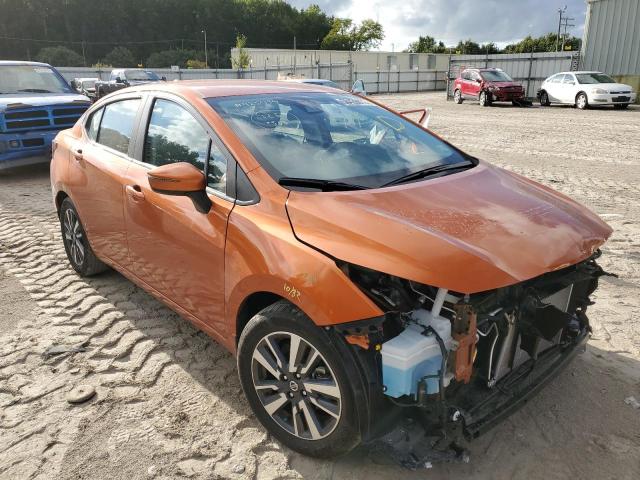 3N1CN8EV3ML925434 - 2021 NISSAN VERSA SV ORANGE photo 1