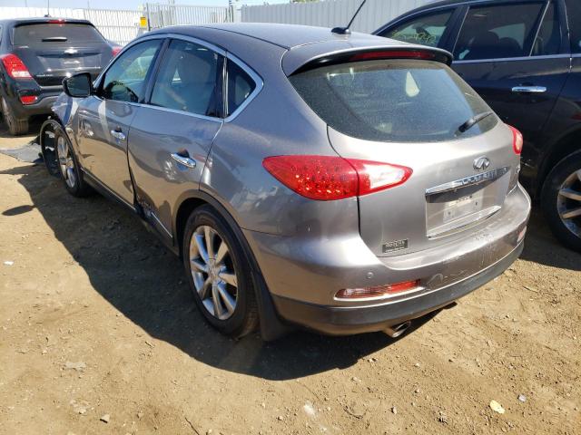 JNKAJ09F58M354513 - 2008 INFINITI EX35 BASE SILVER photo 3
