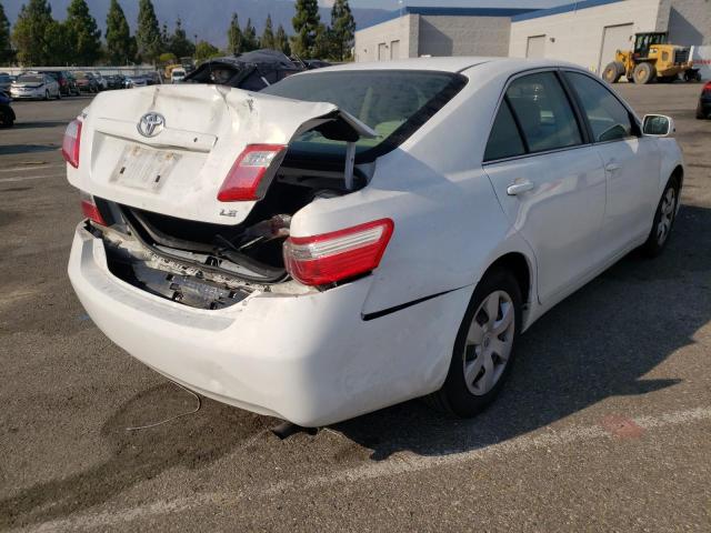 4T1BE46K07U693371 - 2007 TOYOTA CAMRY CE WHITE photo 4