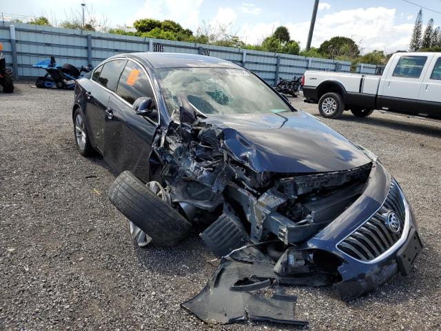 2G4GP5EX8G9149958 - 2016 BUICK REGAL PREM BLUE photo 1