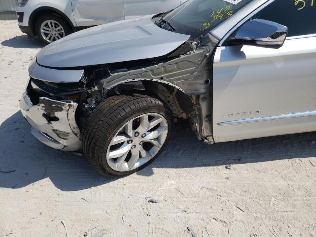 1G1105S30KU142393 - 2019 CHEVROLET IMPALA PRE ვერცხლისფერი ფოტო 9
