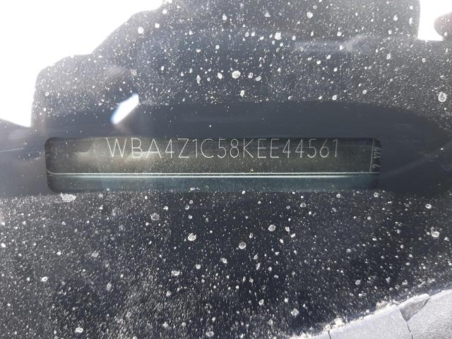 WBA4Z1C58KEE44561 - 2019 BMW 430I BLACK photo 10