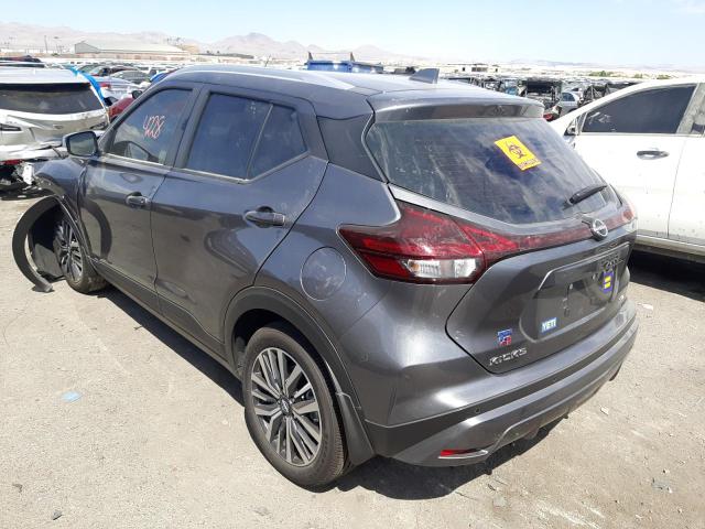 3N1CP5CV5NL524481 - 2022 NISSAN KICKS SV GRAY photo 3