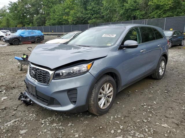 5XYPG4A38LG711745 - 2020 KIA SORENTO L BLUE photo 2