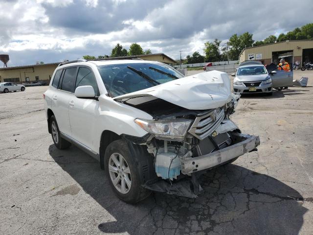 5TDBK3EH8DS235347 - 2013 TOYOTA HIGHLANDER WHITE photo 1