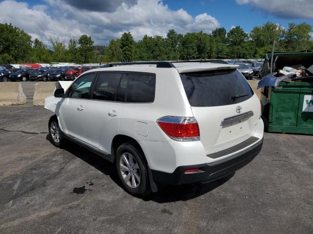 5TDBK3EH8DS235347 - 2013 TOYOTA HIGHLANDER WHITE photo 3