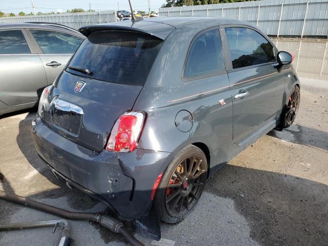 3C3CFFFH0HT542651 - 2017 FIAT 500 ABARTH GRAY photo 4