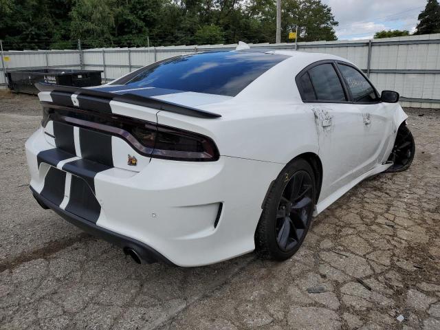 2C3CDXGJ8KH614015 - 2019 DODGE CHARGER SC WHITE photo 4