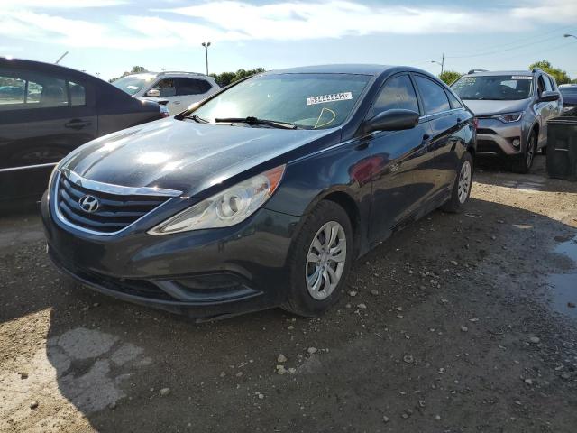 5NPEB4AC2BH132358 - 2011 HYUNDAI SONATA GLS BLUE photo 2