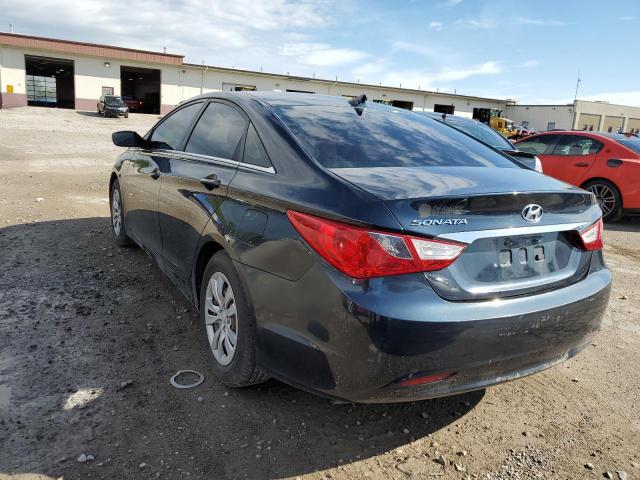 5NPEB4AC2BH132358 - 2011 HYUNDAI SONATA GLS BLUE photo 3