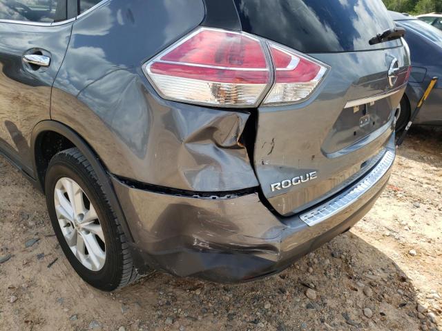 5N1AT2MV3EC839557 - 2014 NISSAN ROGUE S GRAY photo 9