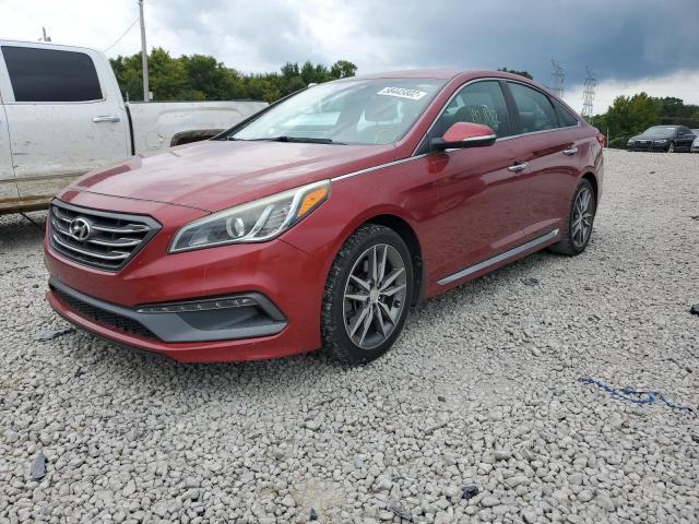 5NPE34AB9FH076770 - 2015 HYUNDAI SONATA SPO RED photo 2