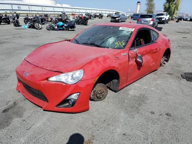 JF1ZNAA16F8707884 - 2015 TOYOTA SCION FR-S RED photo 2