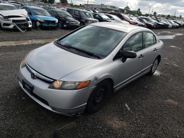 2HGFA16317H012499 - 2007 HONDA CIVIC DX SILVER photo 2