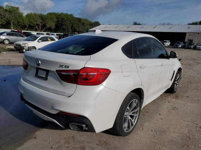5UXKU0C51F0F91812 - 2015 BMW X6 SDRIVE3 WHITE photo 4