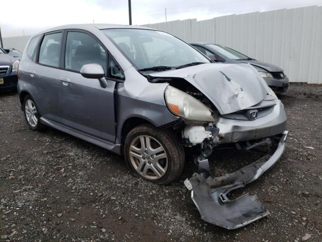 JHMGD38637S055018 - 2007 HONDA FIT S SILVER photo 1