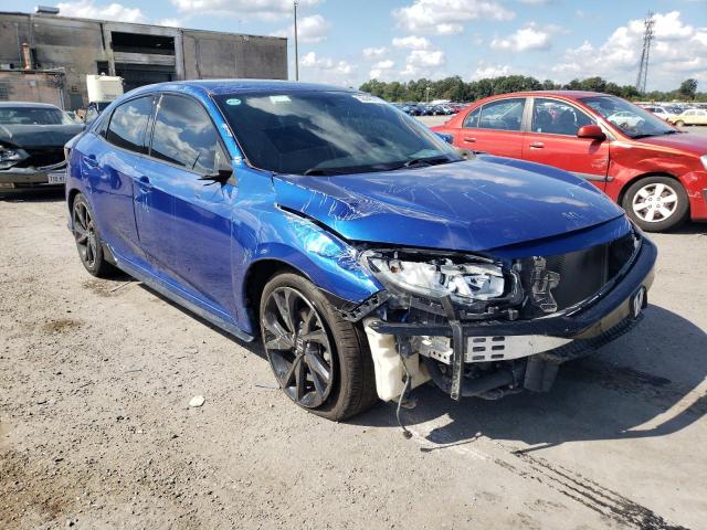 SHHFK7H49JU233980 - 2018 HONDA CIVIC SPOR BLUE photo 1