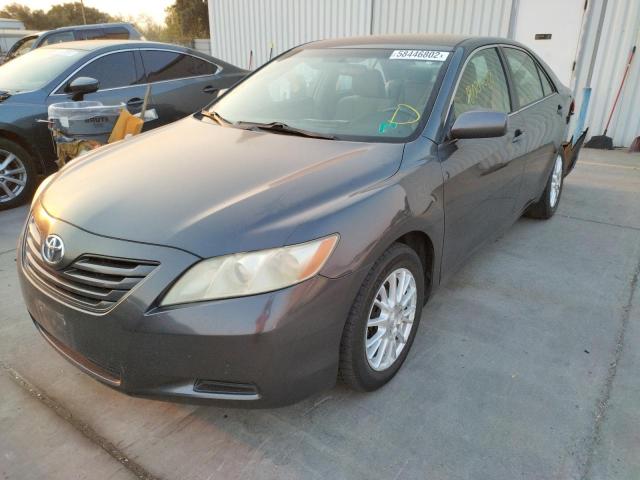 4T1BE46K58U752724 - 2008 TOYOTA CAMRY CE GRAY photo 2