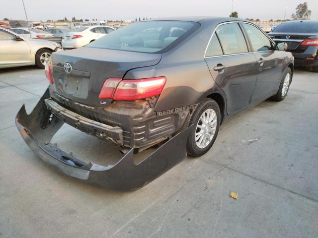 4T1BE46K58U752724 - 2008 TOYOTA CAMRY CE GRAY photo 4