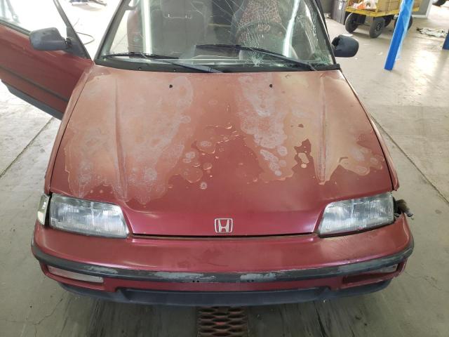 JHMED8353LS023201 - 1990 HONDA CIVIC CRX RED photo 7