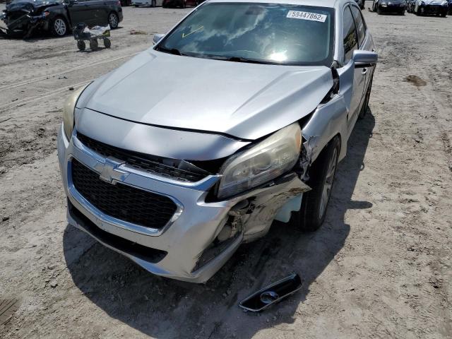 1G11H5SL2EF227785 - 2014 CHEVROLET MALIBU LTZ ვერცხლისფერი ფოტო 9