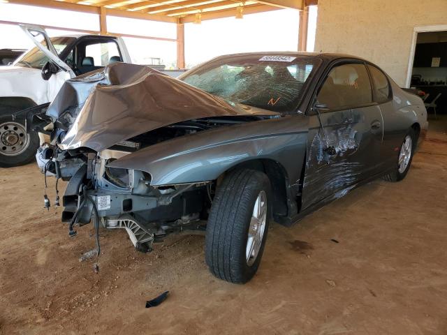 2G1WX12KX59245033 - 2005 CHEVROLET MONTE CARL ნაცრისფერი ფოტო 2