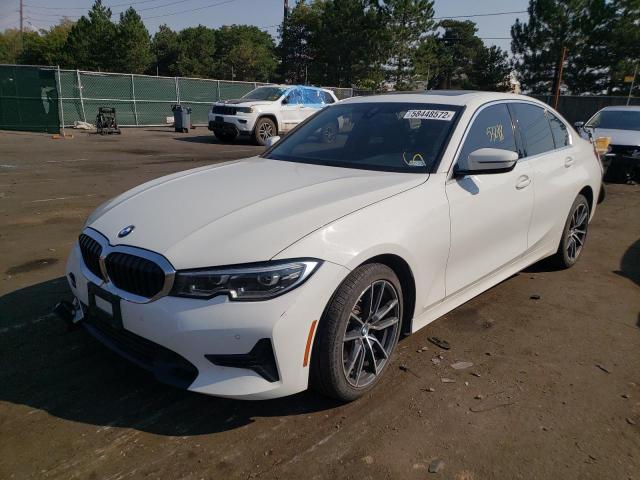 WBA5R7C08LFH33740 - 2020 BMW 330XI WHITE photo 2