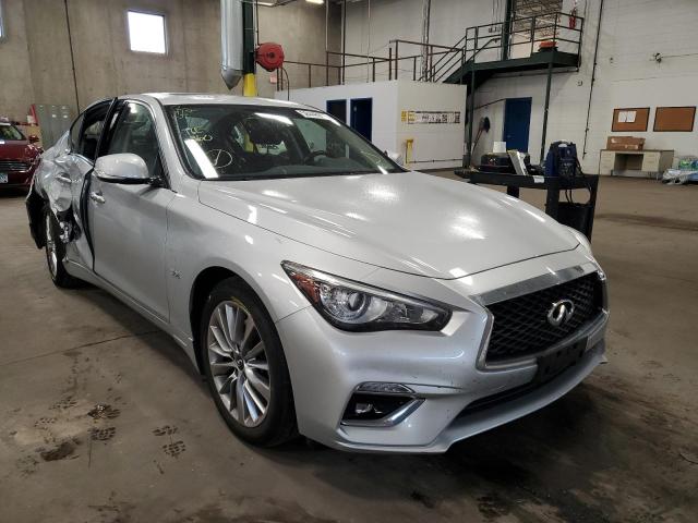 JN1EV7AR6JM438788 - 2018 INFINITI Q50 HYBRID SILVER photo 1