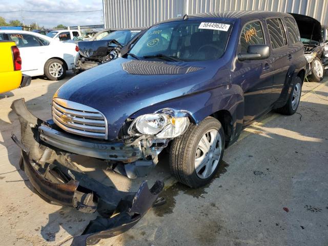 3GNCA13B49S531485 - 2009 CHEVROLET HHR LS BLUE photo 2