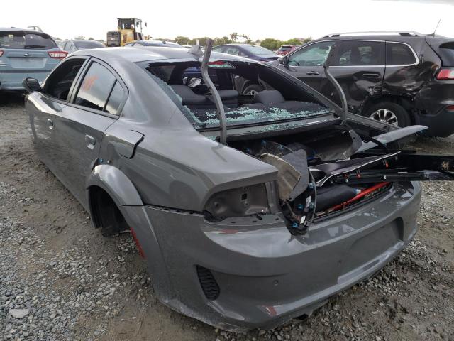 2C3CDXL93JH133115 - 2018 DODGE CHARGER SR GRAY photo 3