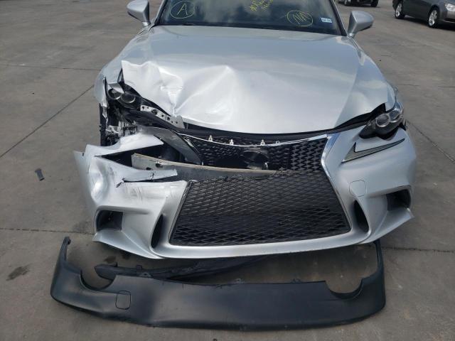 JTHBF1D24E5038395 - 2014 LEXUS IS 250 SILVER photo 9