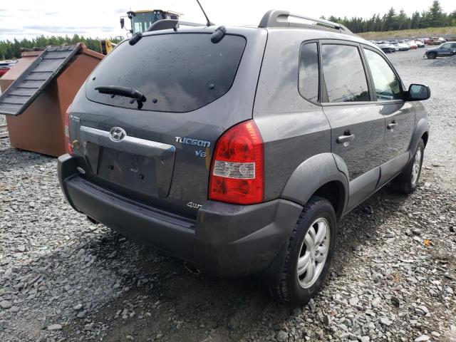 KM8JM72D78U869468 - 2008 HYUNDAI TUCSON GL GRAY photo 4