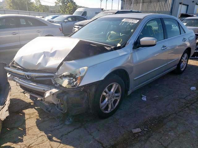 1HGCM56866A091176 - 2006 HONDA ACCORD EX SILVER photo 2