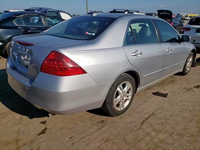 1HGCM56866A091176 - 2006 HONDA ACCORD EX SILVER photo 4