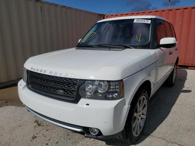 SALMF1E48BA337538 - 2011 LAND ROVER RANGE ROVE WHITE photo 2