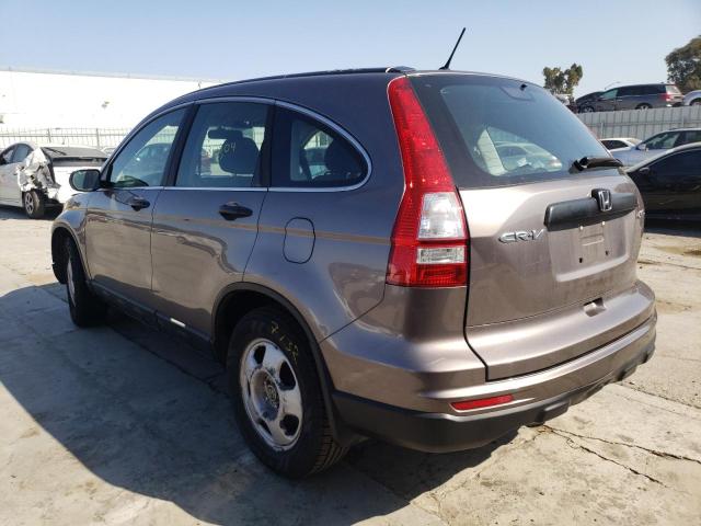 5J6RE4H35BL039550 - 2011 HONDA CR-V LX GRAY photo 3