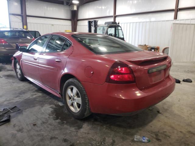 2G2WP552671115427 - 2007 PONTIAC GRAND PRIX Կարմիր լուսանկար 3