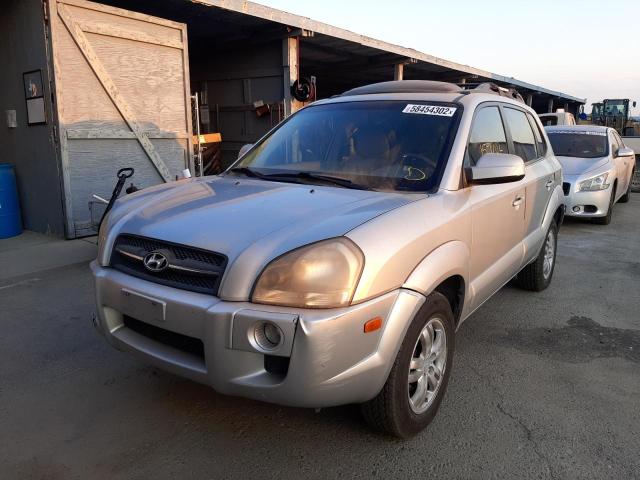 KM8JN12D37U582363 - 2007 HYUNDAI TUCSON SE SILVER photo 2