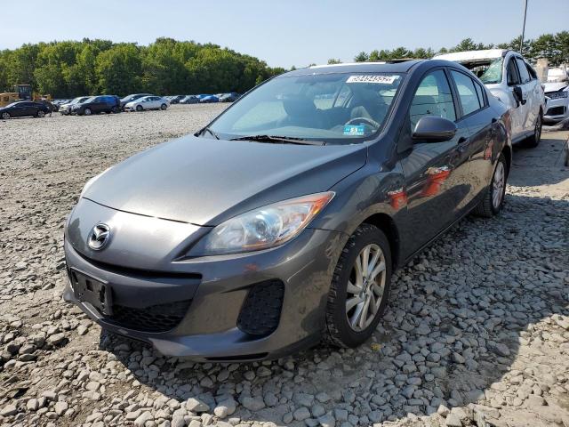 JM1BL1WPXD1785010 - 2013 MAZDA 3 I GRAY photo 2