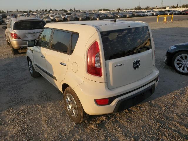 KNDJT2A57C7422196 - 2012 KIA SOUL WHITE photo 3