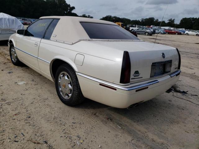 1G6EL12Y02B100826 - 2002 CADILLAC ELDORADO E WHITE photo 3