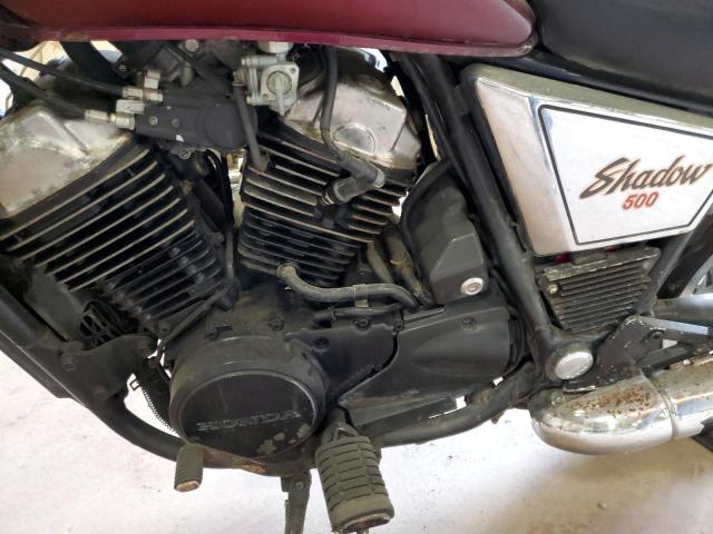 JH2PC0805DM013116 - 1983 HONDA VT500 C MAROON photo 7