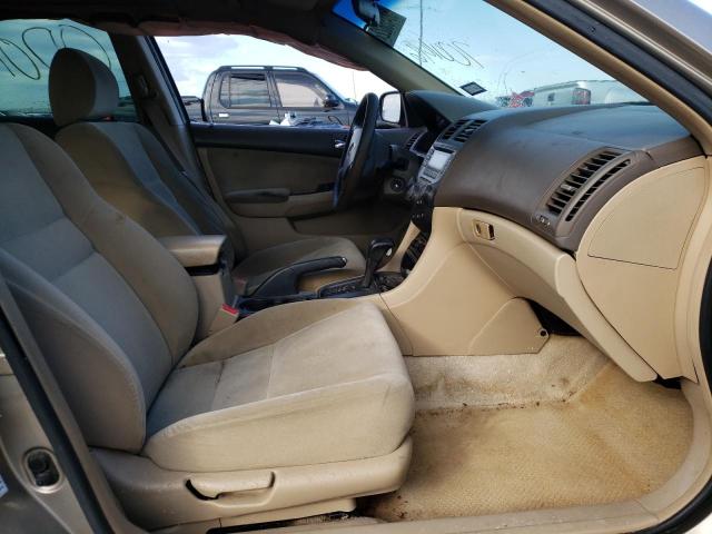 3HGCM56406G700146 - 2006 HONDA ACCORD LX GOLD photo 5