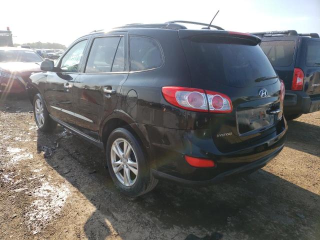 5XYZK4AG7BG061640 - 2011 HYUNDAI SANTA FE L BLACK photo 3