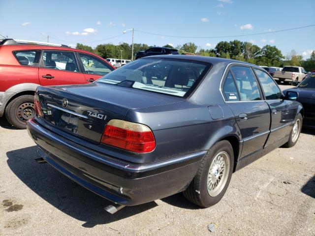 WBAGG83431DN83078 - 2001 BMW 740 I AUTO GRAY photo 4