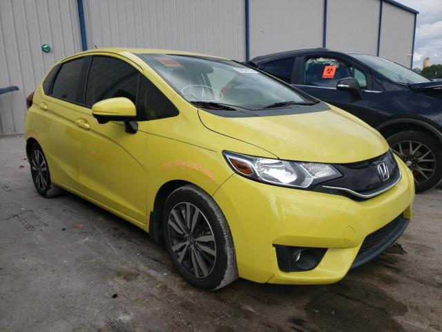 3HGGK5H83FM752752 - 2015 HONDA FIT EX YELLOW photo 1