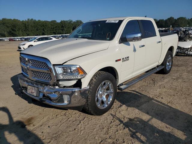 1C6RR7NM8JS353844 - 2018 RAM 1500 LARAM WHITE photo 2